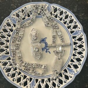 Christian Dior Vintage Necklace and Brooch Set